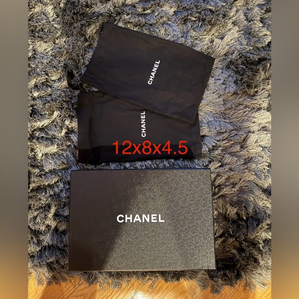 CHANEL Black Box with Dust Bags